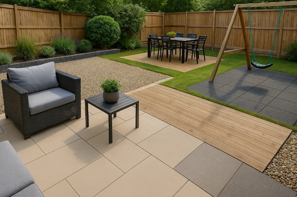 patio serving multiple purposes