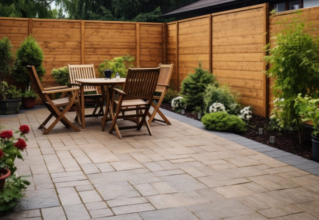 sandstone patio