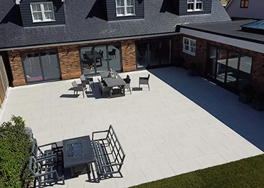 garden landscapes Porcelain Patio in Billericay Essex