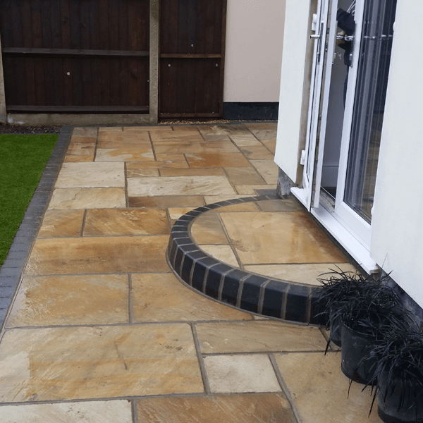 low cost Natural sandstone for garden patios